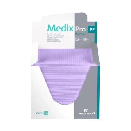 Podkład higieniczny 33cm x 48cm fioletowy podfoliowany 54g MedixPro 480szt