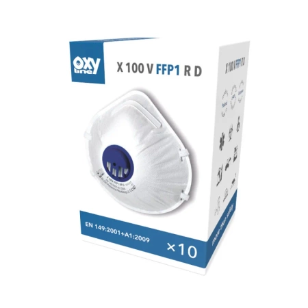 Półmaska filtrująca X 100 V FFP1 R D 10 szt