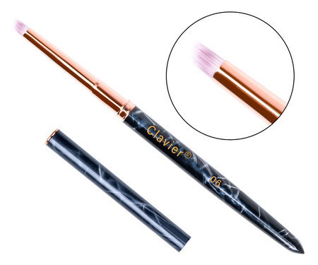 Okrągły Pędzelek do zdobień i cieniowania OMBRE - 06 MARBLE