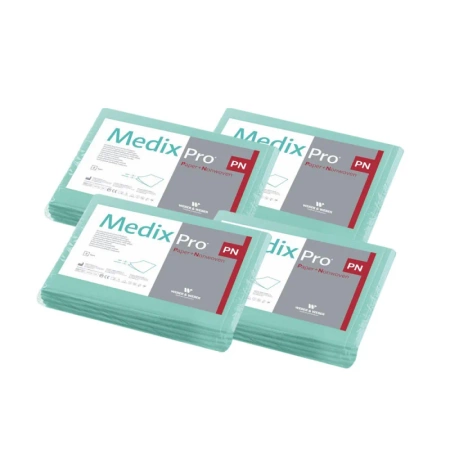 Prześcieradło jednorazowe 150cm x 210cm zielone 40g MedixPro 20szt