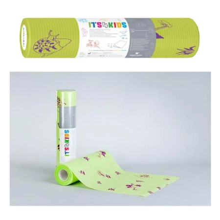 Podkład dla dzieci na rolce 33cm x 50cm limonkowy podfoliowany 54g Its4kids 600szt