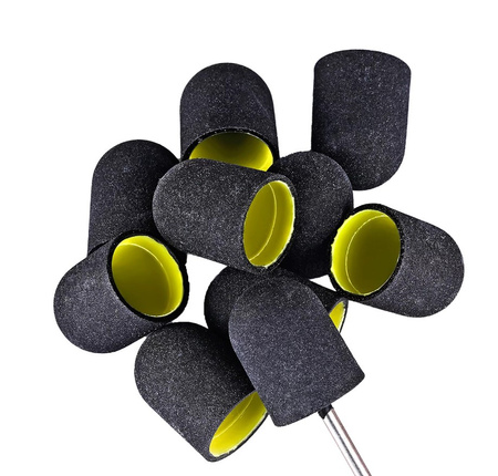 Kapturki Ścierne Clavier, Medisterill do Pedicure, Frezarki PodoCaps 10 mm 240 grit - 10szt.