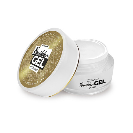 Żel Budujący UV/LED Clavier BUILDER GEL “White”