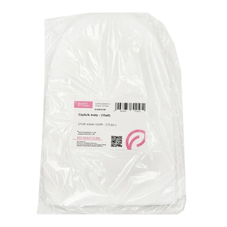Czyścik kosmetyczny mały 5cm x 10cm włóknina 10szt