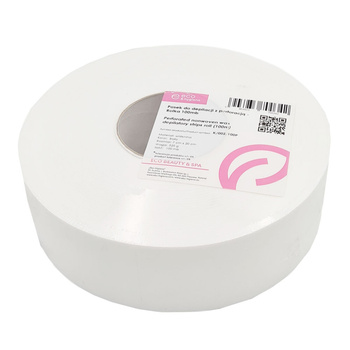 Pasek do depilacji z włókniny 7cm x 20cm na rolce z perforacją biały 500szt