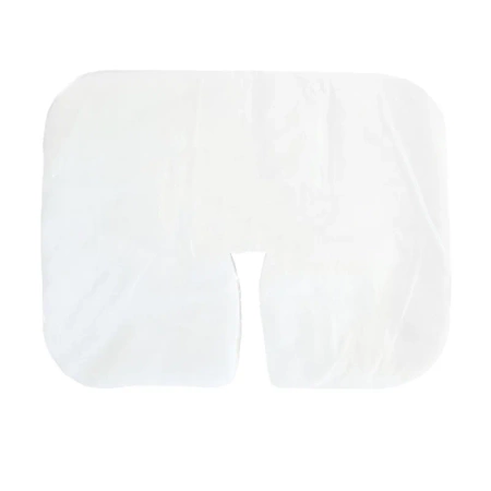 Podkład na zagłówek typu rogal duży 33cm x 40cm biały włóknina 50szt x 20op