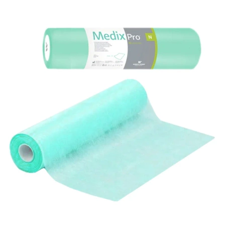 Podkład higieniczny na rolce 60cm x 50cm zielony 20g MedixPro 800szt