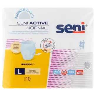 Majtki chłonne Seni Active Normal zakładane jak bielizna L 10szt