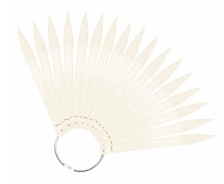 Wzornik - Wachlarz Szpice- Kremowy (50szt pojedyńczych palców)