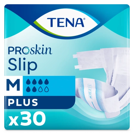 Pieluchomajtki TENA Slip ProSkin Plus M 30 sztuk