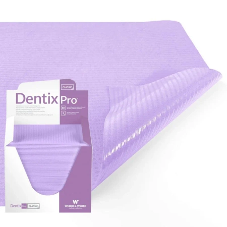 Serweta dentystyczna 33cm x 48cm fioletowa podfoliowana 54g DentixPro 480szt