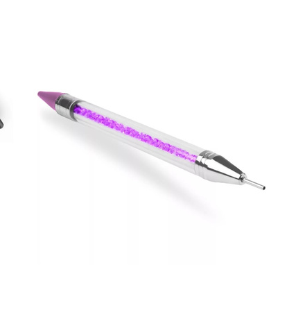 Aplikator woskowy z kryształkami, długopis do ozdób, do paznokci, manicure, Clavier