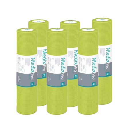 Podkład higieniczny na rolce 50cm x 50cm limonkowy podfoliowany 54g MedixPro 480szt