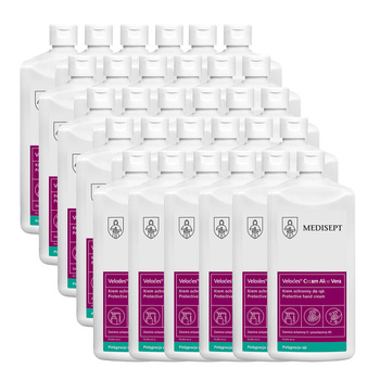 Krem do rąk z aloesem 500ml Velodes Cream Aloe Vera 30szt