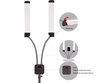 Lampa podwójna Dual Led GLAM Make Up do Makijażu, Rzęs, 40W