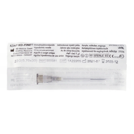 Igły iniekcyjne 27G 0,4mm x 40mm KDM KD-Fine 100szt