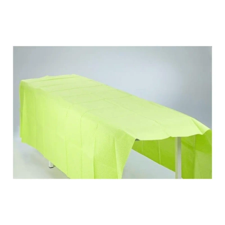 Prześcieradło jednorazowe 150cm x 210cm limonkowe podfoliowane 54g MedixPro 5szt