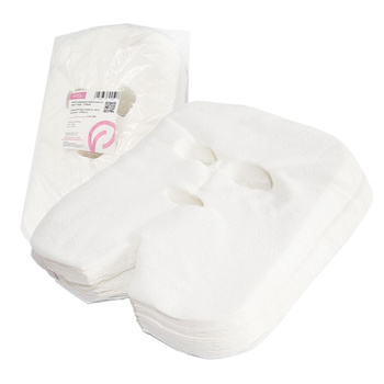 Maski kosmetyczne na twarz i szyje z włókniny z otworami na oczy i usta 100szt