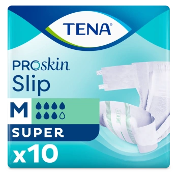 Pieluchomajtki TENA Slip ProSkin Plus M 10 sztuk