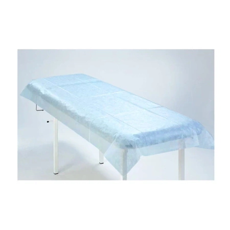 Prześcieradło jednorazowe 80cm x 210cm niebieskie 20g MedixPro 80szt