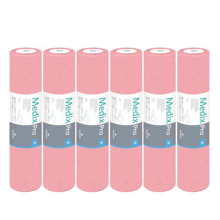 Podkład higieniczny na rolce 60cm x 50cm różowy 36g MedixPro 600szt
