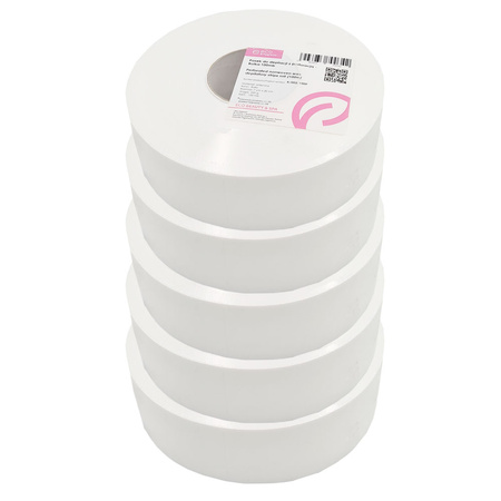 Pasek do depilacji z włókniny 7cm x 20cm na rolce z perforacją biały 500szt x 5rolek