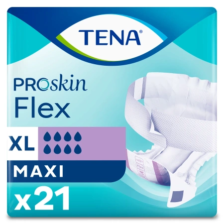 Pieluchomajtki TENA Flex ProSkin Maxi XL 21 szt