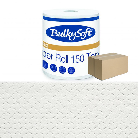 Czyściwo przemysłowe super chłonne 150m 3warstwy Bulkysoft Excellence dla fryzjerów 6 rolek