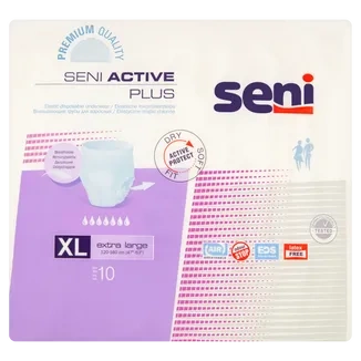 Majtki chłonne Seni Active Plus zakładane jak bielizna 10szt XL