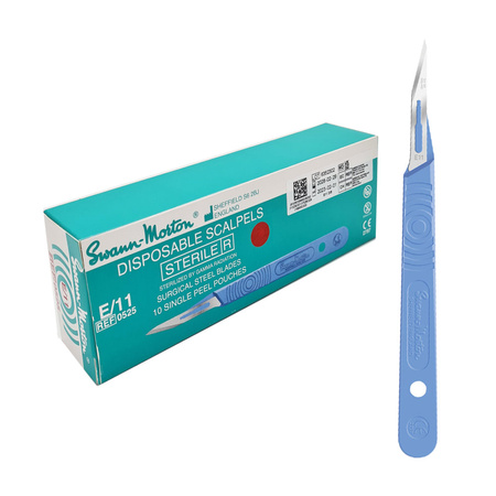 Skalpel chirurgiczny E11 sterylny 10szt stal nierdzewna Swann-Morton