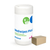 Alkoholowe chusteczki dezynfekujące do powierzchni nieiwazyjnych i wyposażenia Mediwipes Plus 100szt tuba 12op