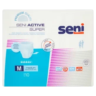 Majtki chłonne zakładane jak bielizna Seni Active Super 10szt M