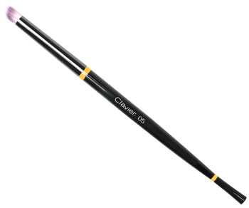 Okrągły Pędzelek do zdobień i cieniowania OMBRE - 05 CZARNY