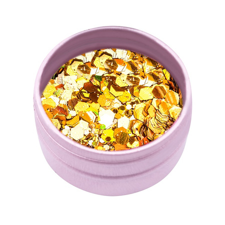 Pyłek Ozdoba do Paznokci brokat Confetti - 60