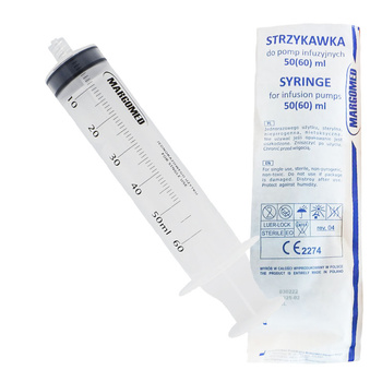 Strzykawka do pompy infuzyjnej 50ml Margomed 1szt