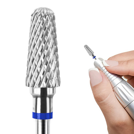 Frez Karbidowy z Węglika Spiekanego, stożek 3/32 Umbrella(M)-niebieski (średni)