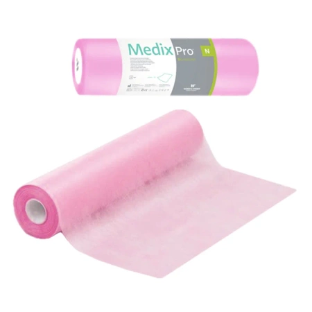 Podkład higieniczny na rolce 50cm x 50cm różowy 20g MedixPro 800szt