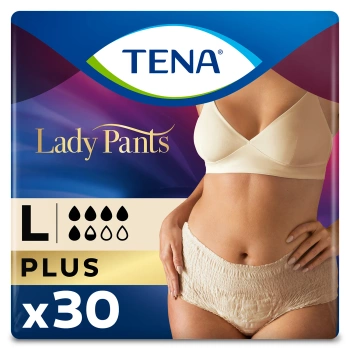 Bielizna chłonna TENA Lady Pants Plus Creme L 30 szt