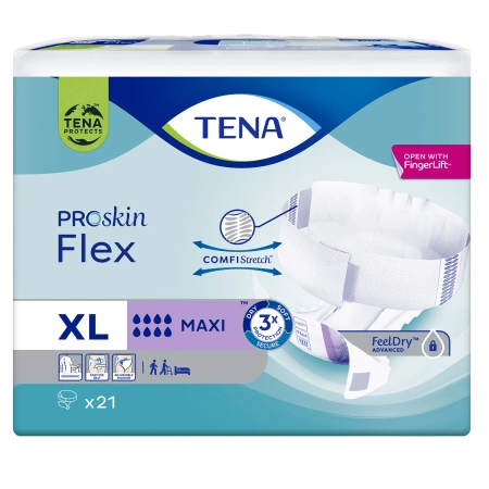 Pieluchomajtki TENA Flex ProSkin Maxi XL 21 szt