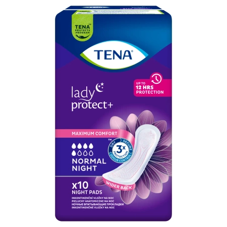 Specjalistyczne podpaski TENA Lady Normal Night 10 szt