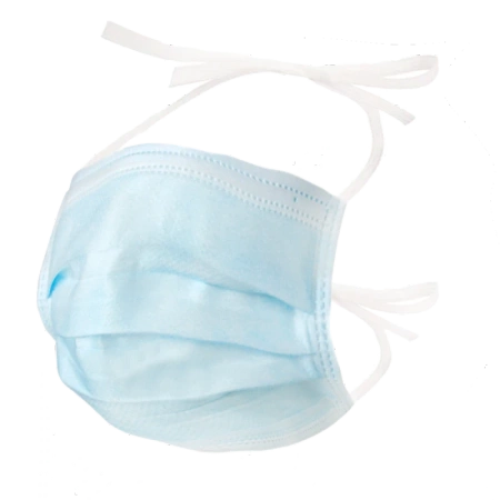 Maseczka chirurgiczna ochronna na troki 3-warstwy typ II 50szt - wielopak 40szt