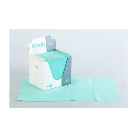 Podkład higieniczny 33cm x 48cm zielony podfoliowany 54g MedixPro 80szt