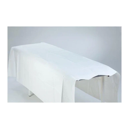 Prześcieradło jednorazowe 150cm x 210cm białe podfoliowane 54g MedixPro 20szt