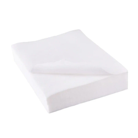 Chusteczki kosmetyczne z włókniny gładkie białe 25cm x 38cm 100 szt