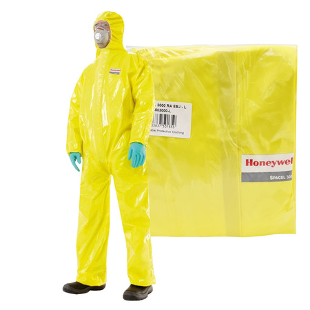 Kombinezon przeciwchemiczny L Honeywell Spacel 3000 RA / EBJ typ 3 4 5 6