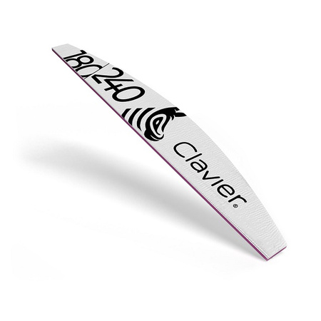 Pilnik do paznokci, manicure NEW Zeberka Łódka - 180/240, szary 10 szt