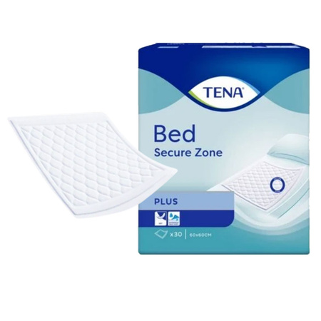 Podkład chłonny na łóżko 60cm x 60cm Tena Bed Plus 30 sztuk