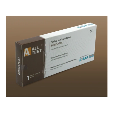 Test na borelioze - kasetkowy do oznaczania przeciwciał IgG/IgM Boreliozy 1szt