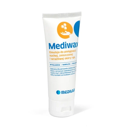 Mediwax krem do rąk w tubce 75ml do pielęgnacji suchej i wrażliwej skóry 20szt