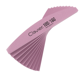 Polerka do Paznokci, Łódka - gradacja 100/180 - różowa - 10szt.